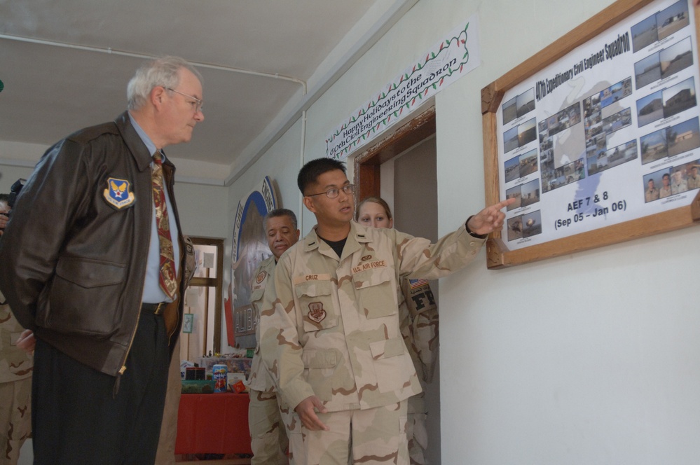 Secretary of the Air Force visits Ali Base