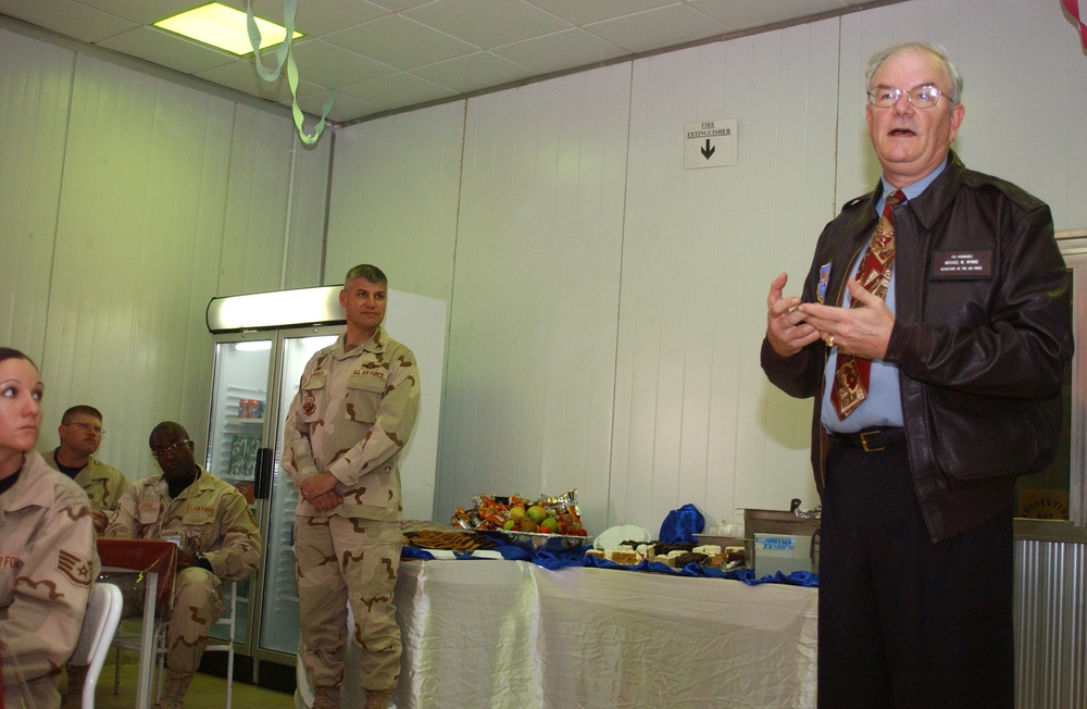 Secretary of the Air Force visits Ali Base
