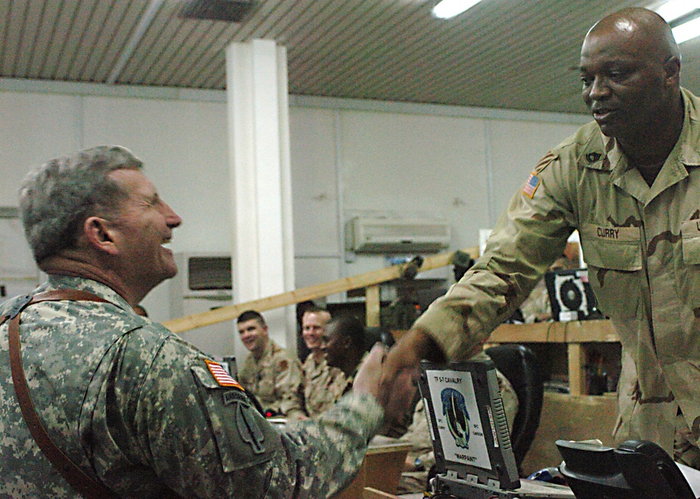Chief of staff of the Army visits FOB Speicher