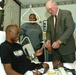 Staff Sgt. Ronell Bradley receives his own patch