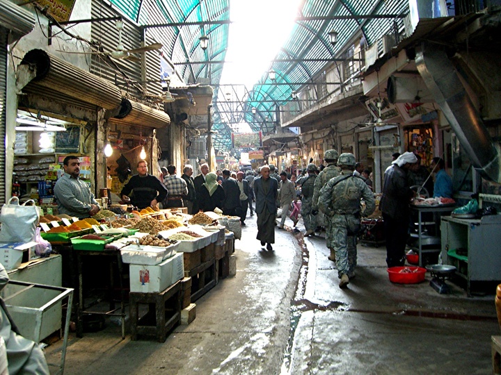 markets of Mosul