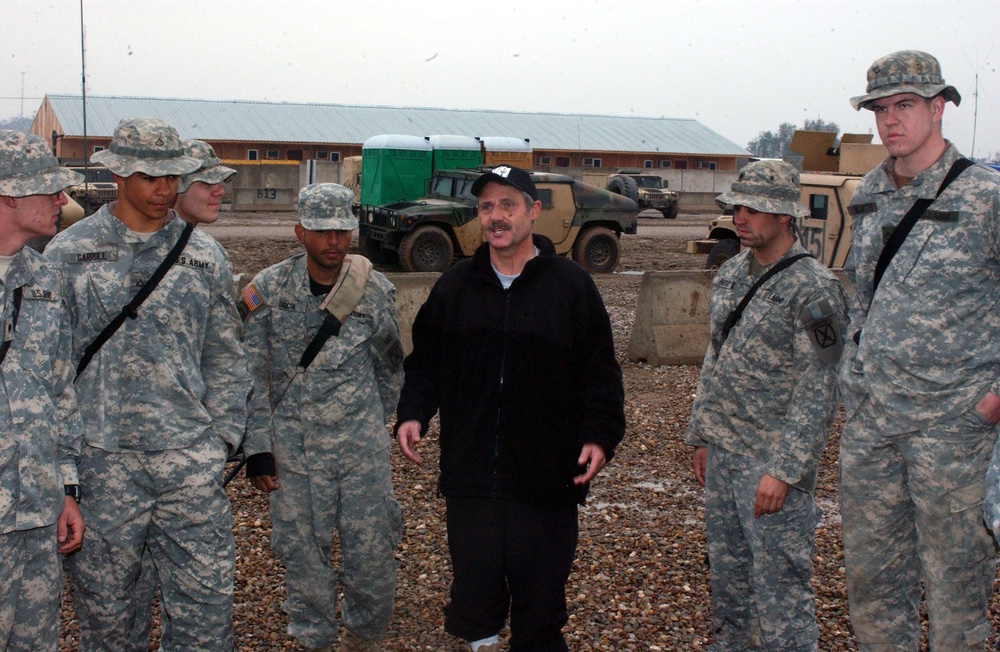 Bernard Planche With Soldiers