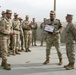 CG visits coalition troops, presents award