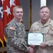 Maj. Gen. Speer receives the Bronze Star Medal