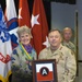 Cathy Speer receives the U.S. Central Command Commander's Outstanding Com