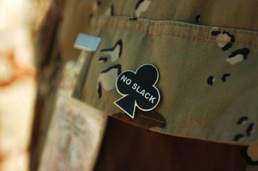 "No Slack" 101st Airborne Division pin