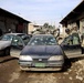 Soldiers conduct vehicle searches in Mosul