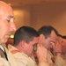 A few Soldiers shed tears during a memorial service