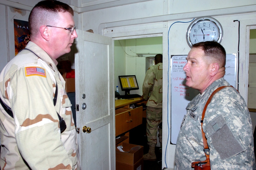 Inspector General Tours Camp Eggers