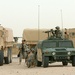 Soldiers participate in a convoy operation exercise