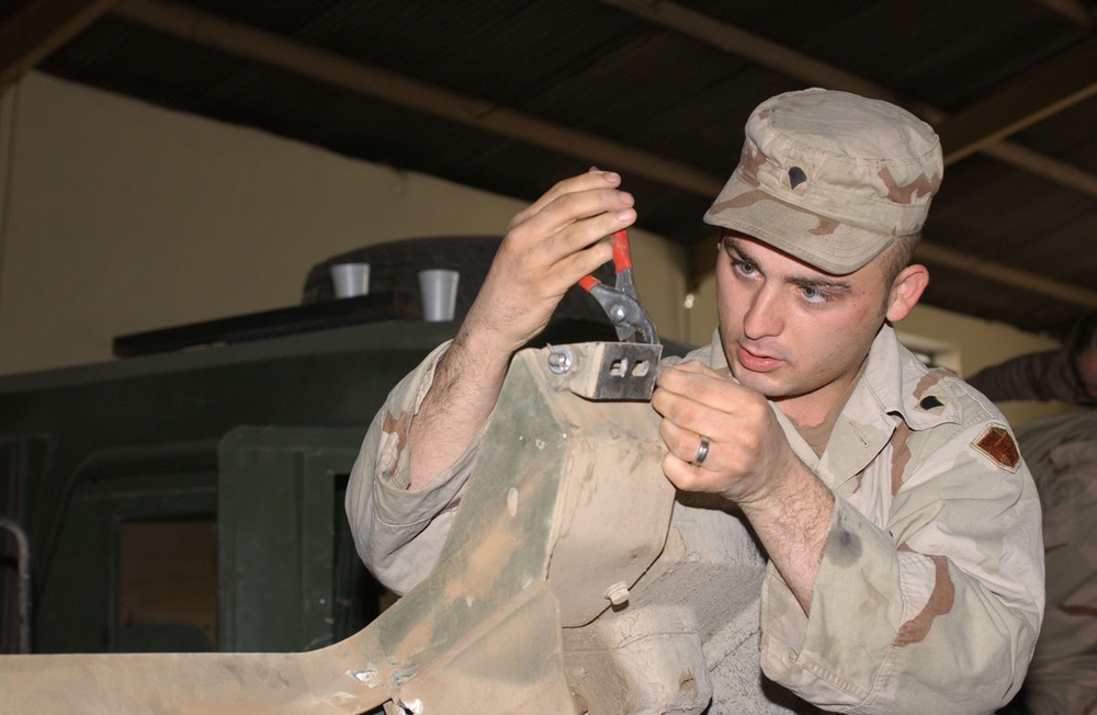 Mechanic Hopes to Become an Officer