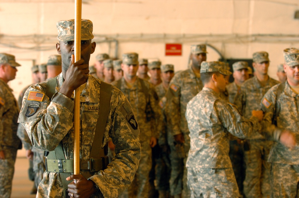 Combat patch ceremony