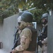 Iraqi Army Soldiers pull security during a cordon and search