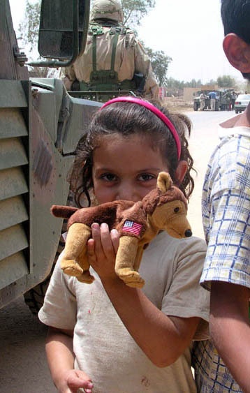 Sara and Beanie Baby