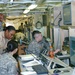 Third U.S. Army Soldiers man the command shelter