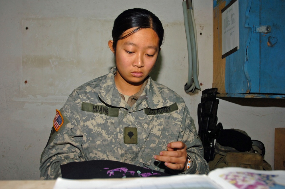 Huang, the cross-stitching medic