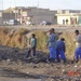 Children in Al-Rasheed Clean Up Trash