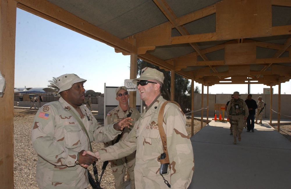 Spc. Kenneth Slade Boosts Morale