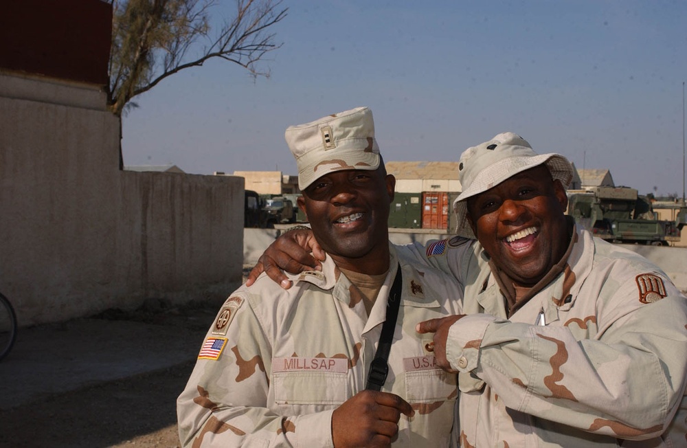 Spc. Kenneth Slade Boosts Morale