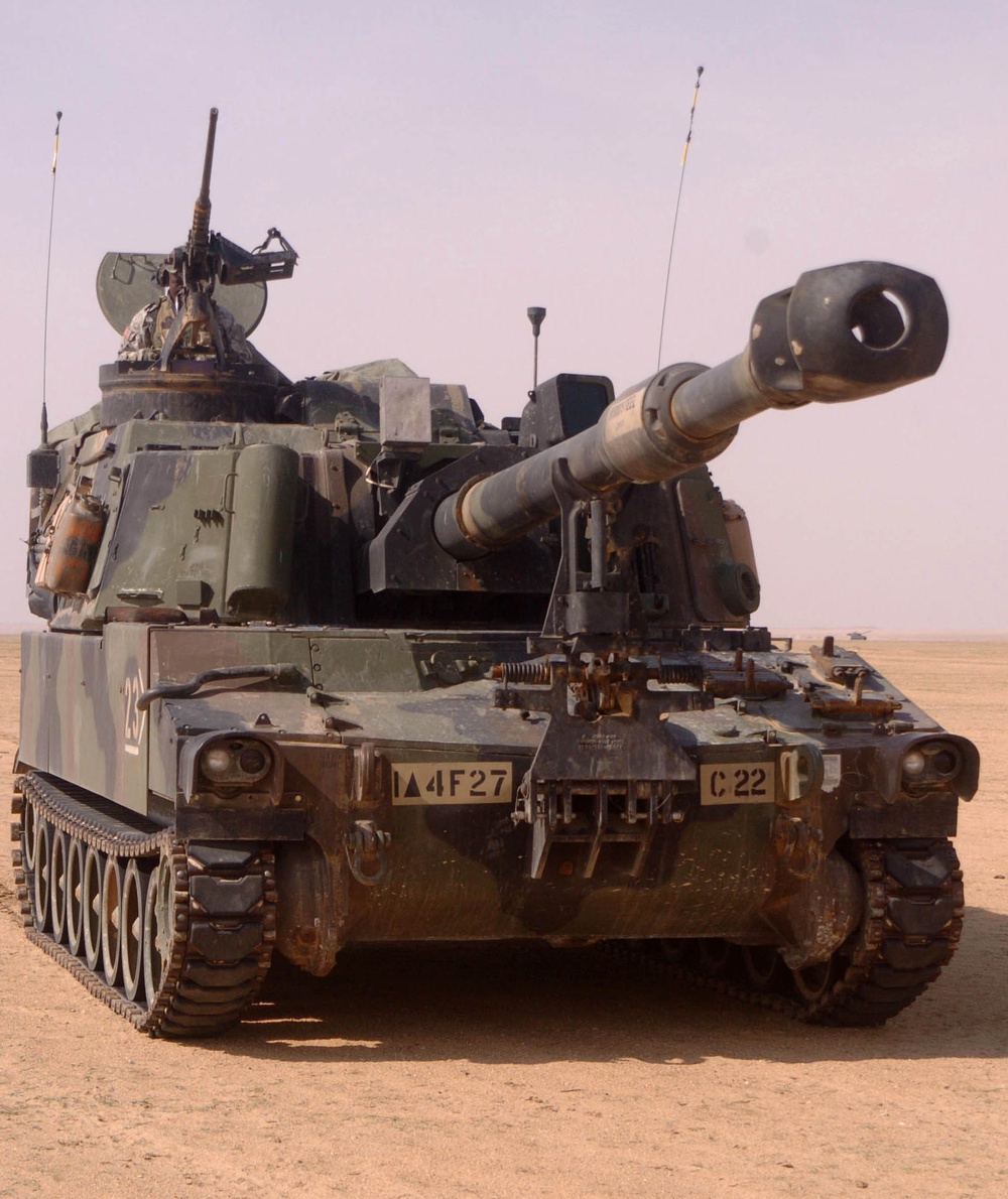 A Howitzer Awaits Firing Orders