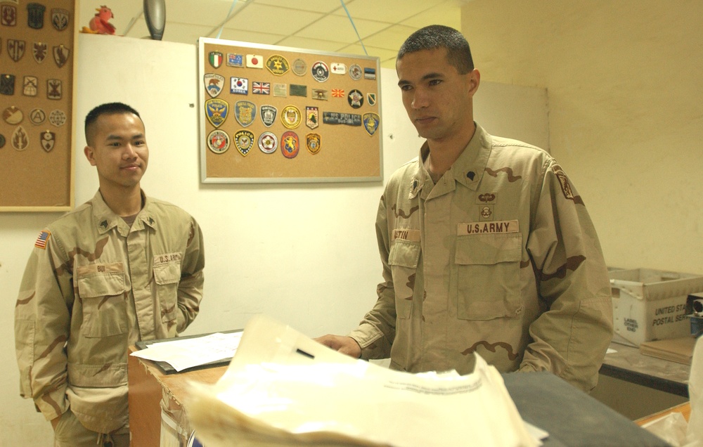 795th AG Co. (Postal) delivers the goods