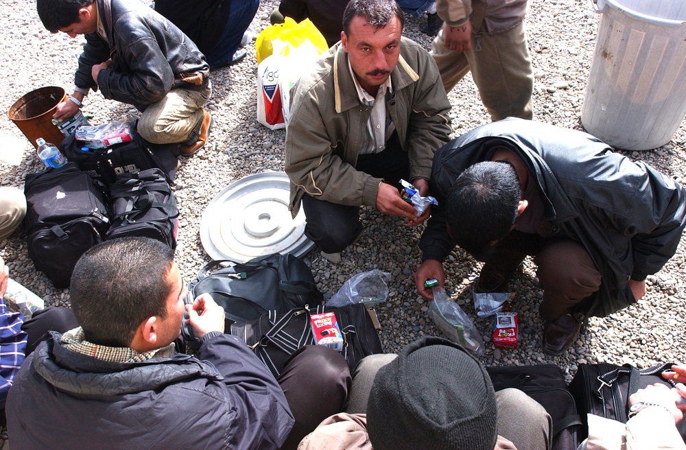 Iraqi Police recruits