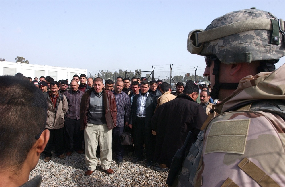 Iraqi Police recruits