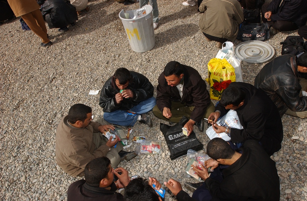 Iraqi Police recruits