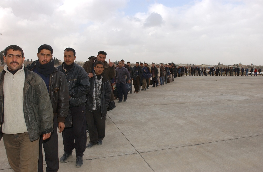 Iraqi Police recruits