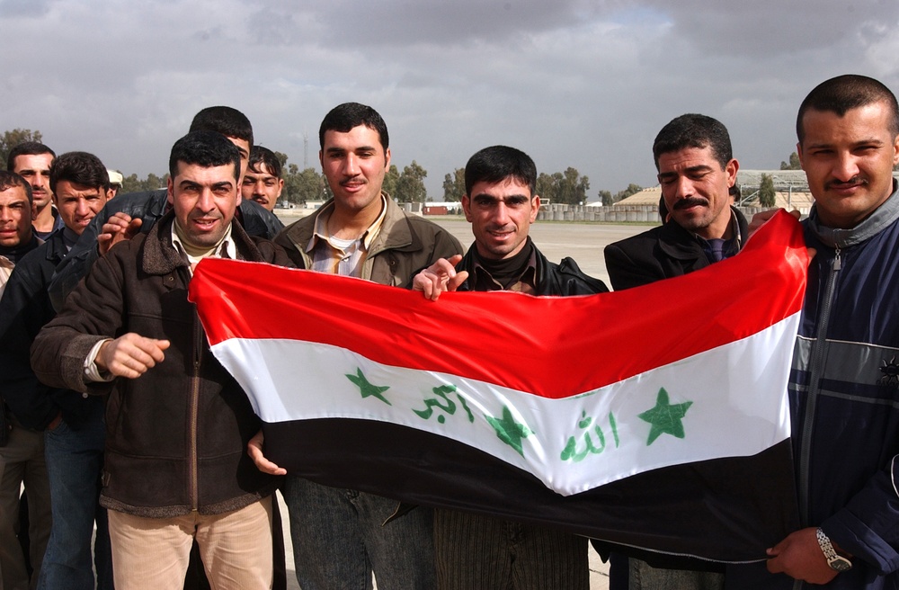 Iraqi Police recruits