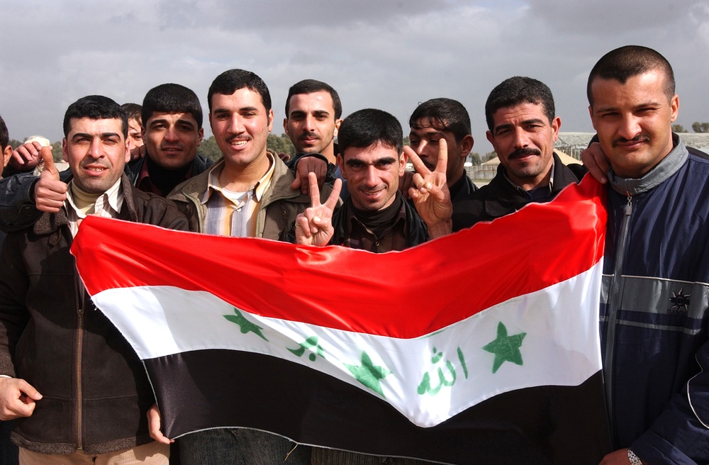 Iraqi Police recruits