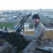 An Iraqi Soldier on security duty