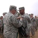 Gen. Cody pins an Army Commendation Medal on 1st Sgt. Johnson