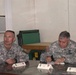 Lt. Col. George briefs Gen. Cody
