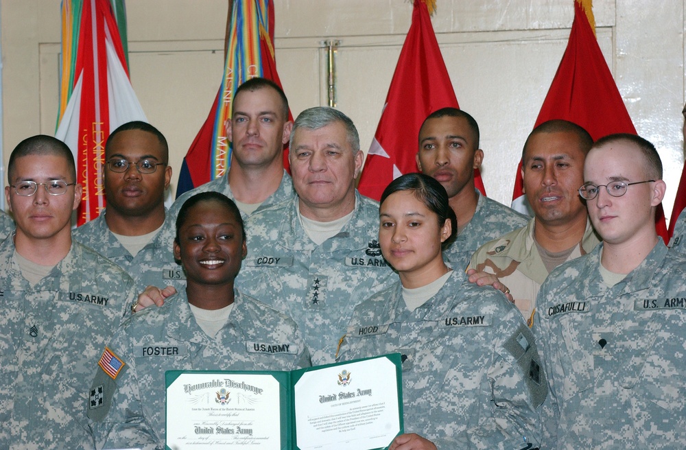 Gen. Cody With Troops