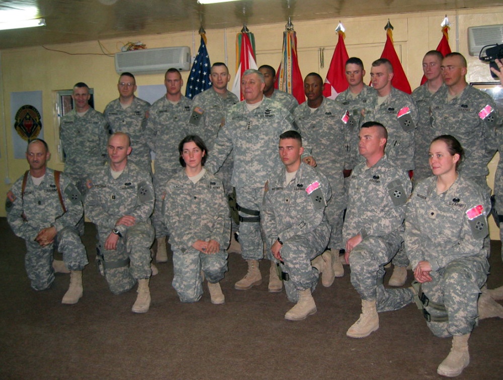 Gen. Cody with members of the Personal Security Detachment