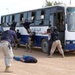 Iraqi Police demonstrate bus clearing