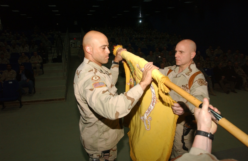 Ready First Assumes Authority From Brave Rifles