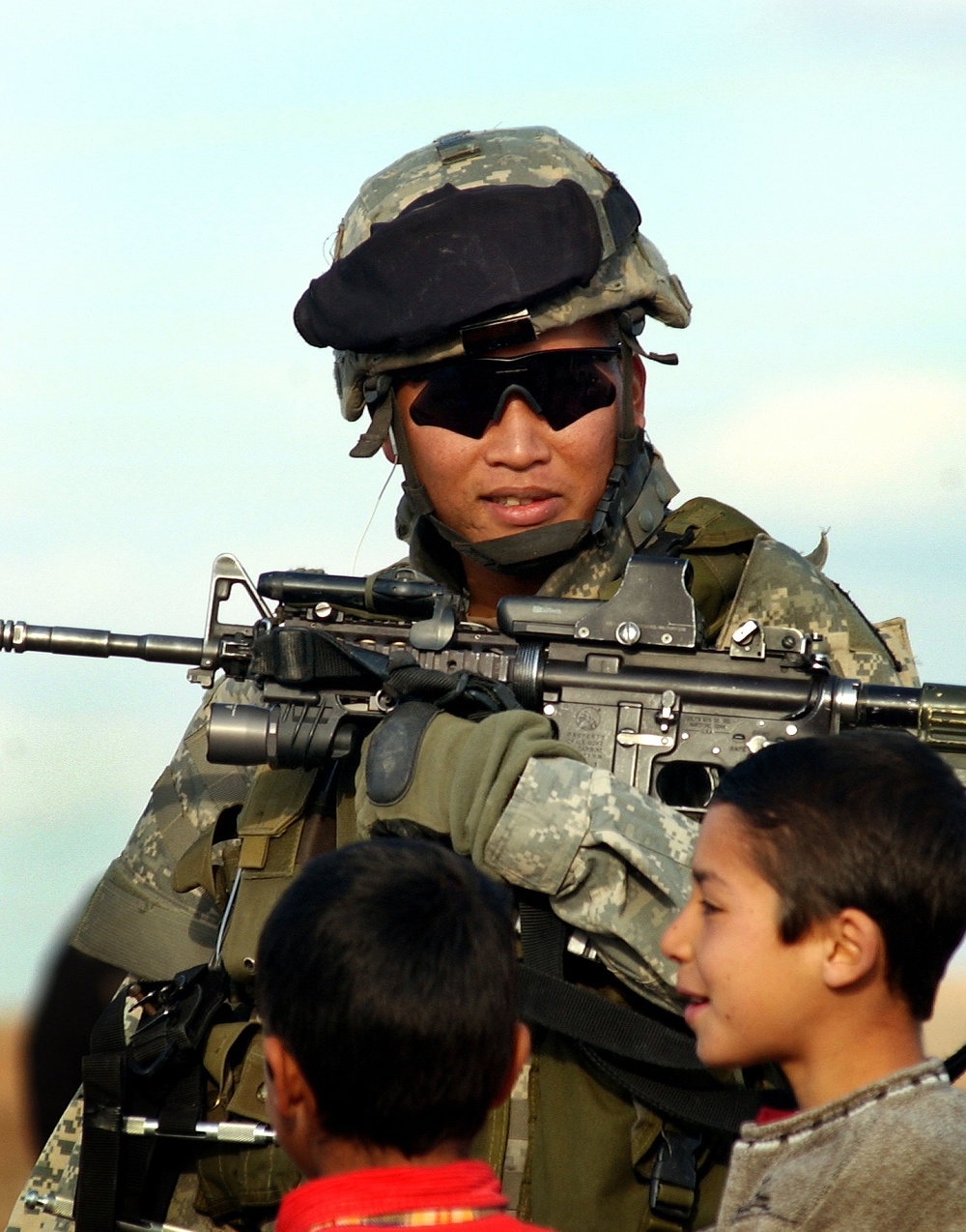 Spc. Vo on Presence Patrol