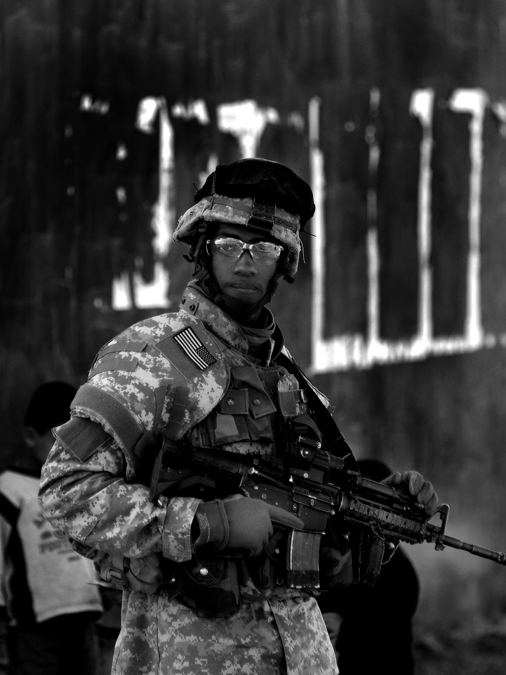 Pfc. Johnson on Presence Patrol
