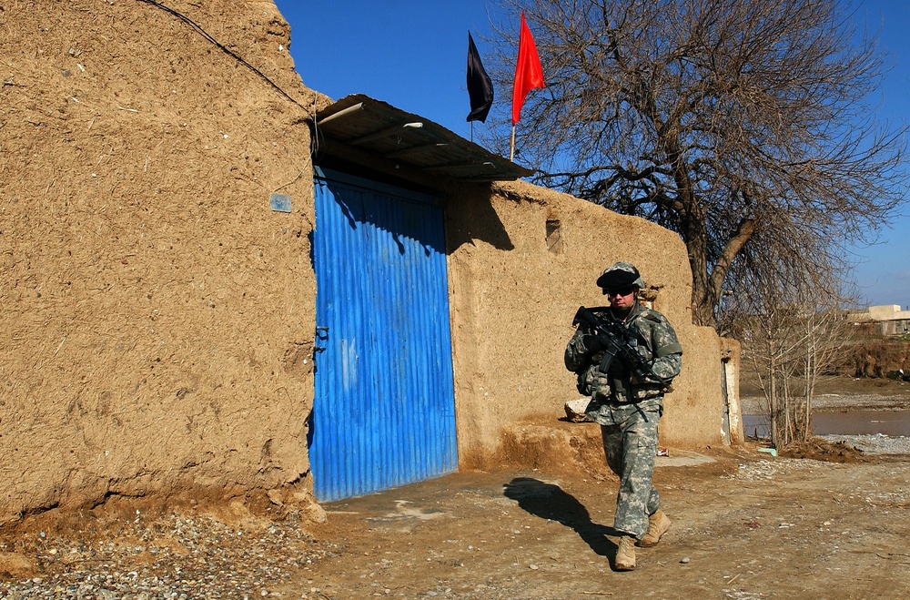 2Lt. Fox on Presence Patrol