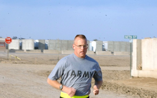 Soldier trains for Boston Marathon: Dedication to fitness inspires fellow 1-10 Mnt. Div. troops