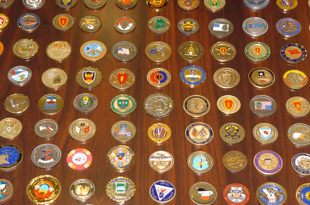 A Collection of Military Coins