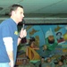 Comedian Andy Hendricks Performs in Front of Troops