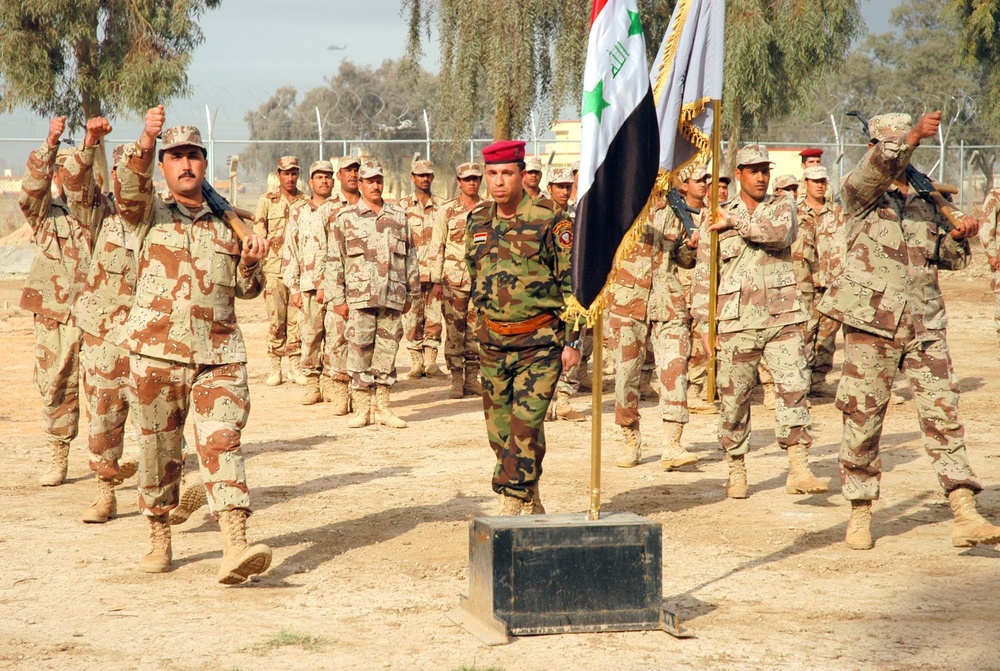 Iraqi Army Basic Training Academy graduation ceremony