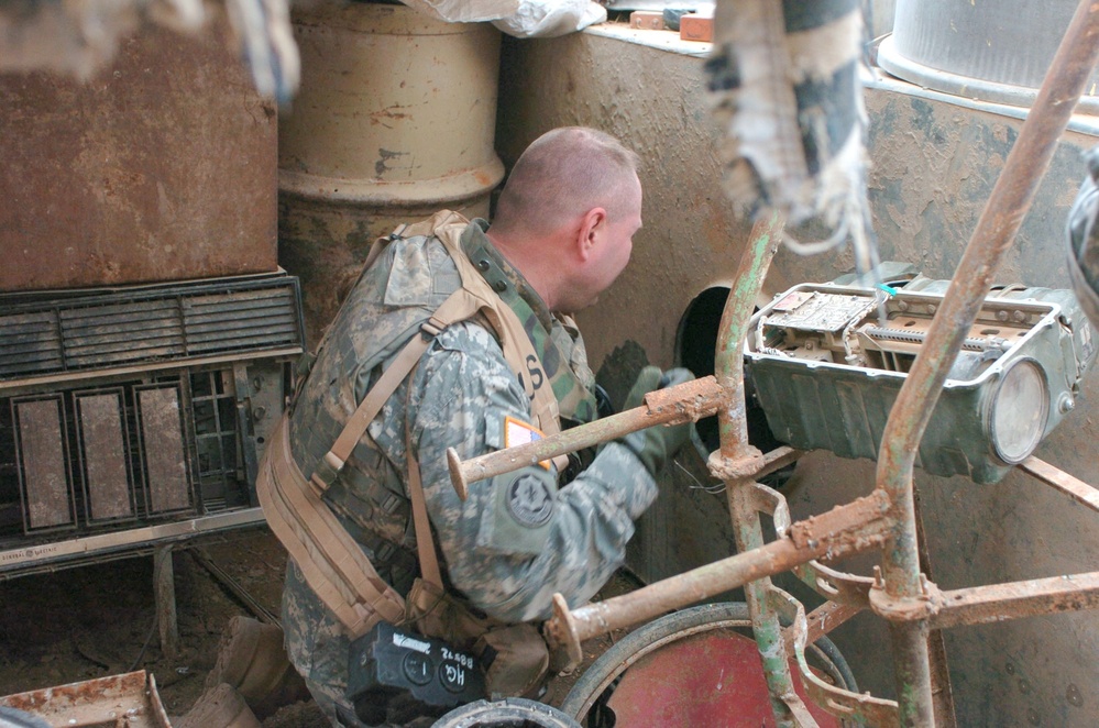 Joint Mission Discovers Bomb Making Materials