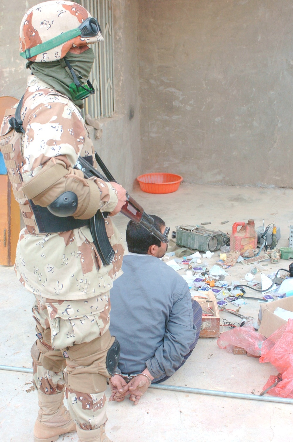 Joint Mission Discovers Bomb Making Materials