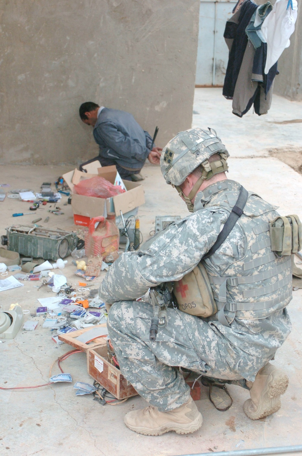 Joint Mission Discovers Bomb Making Materials