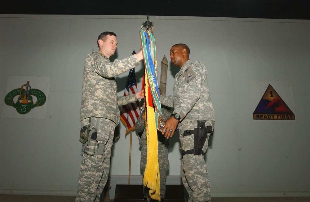 Transfer of Authority Ceremony at FOB Sykes