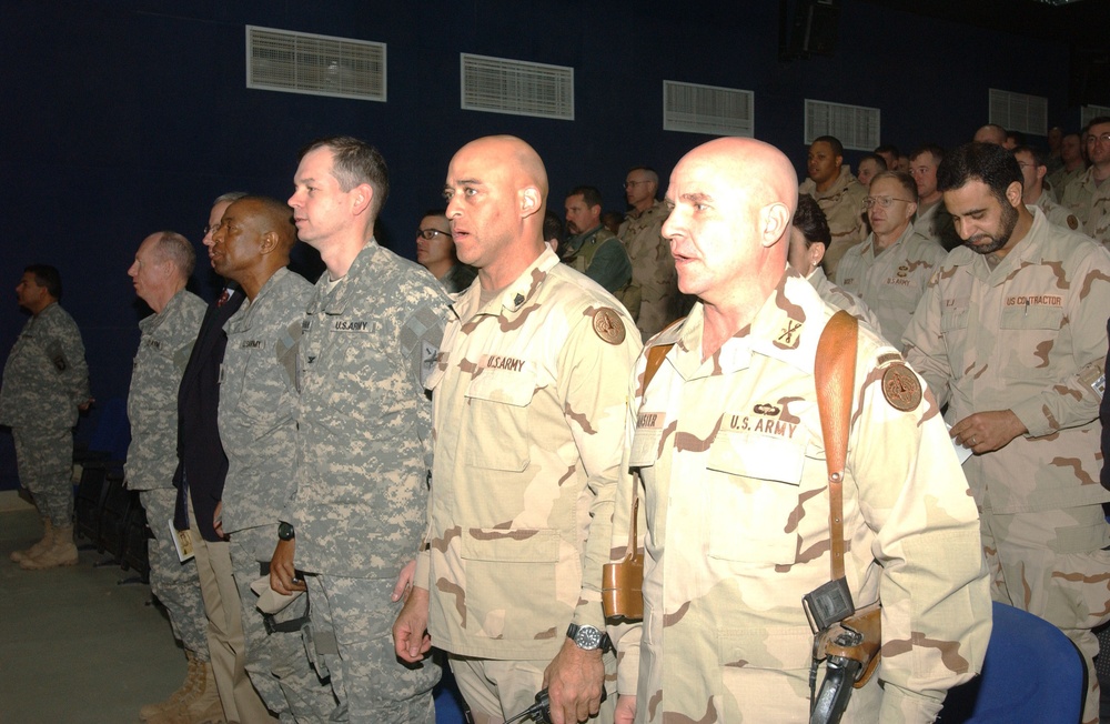 Transfer of Authority Ceremony at FOB Sykes